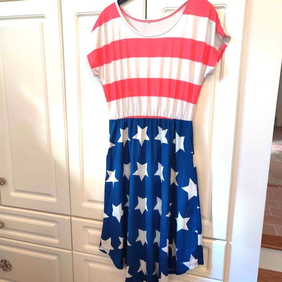 Dresses & Skirts - American Flag Dress, Size Small